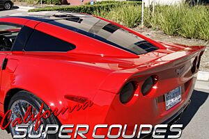 California Super Coupe/ CSC Corvette C6 Window Rails